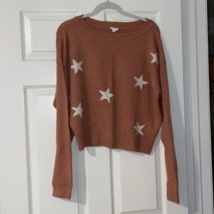 Vici Rising Star Knit Sweater / Mauve Pink Color / Size Small